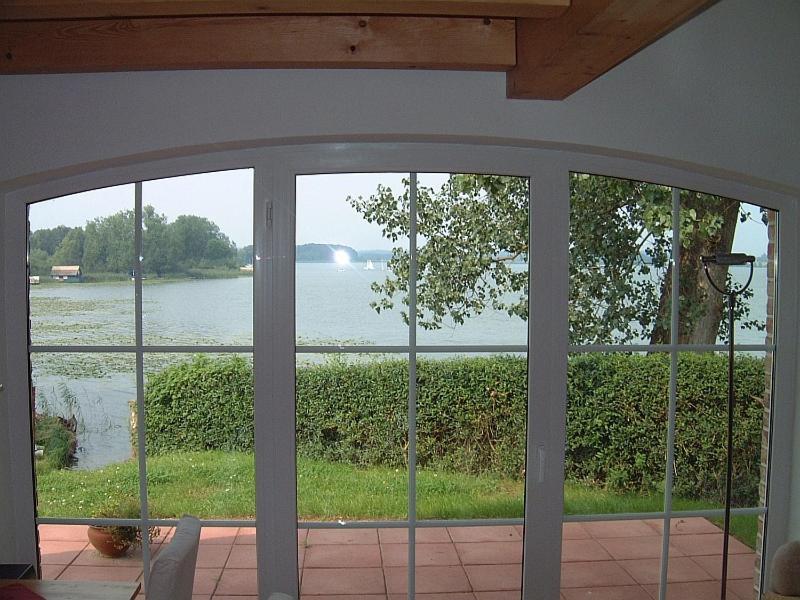 Blick Aufn See Sternberg Exterior foto