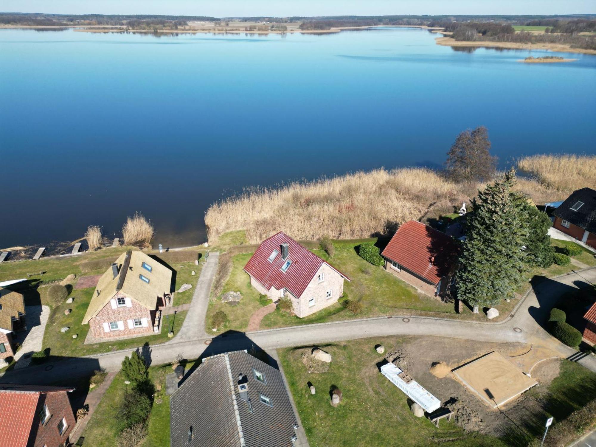 Blick Aufn See Sternberg Exterior foto